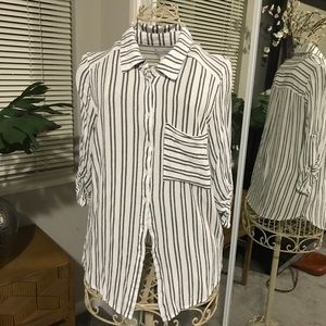 Button-down colored shirt